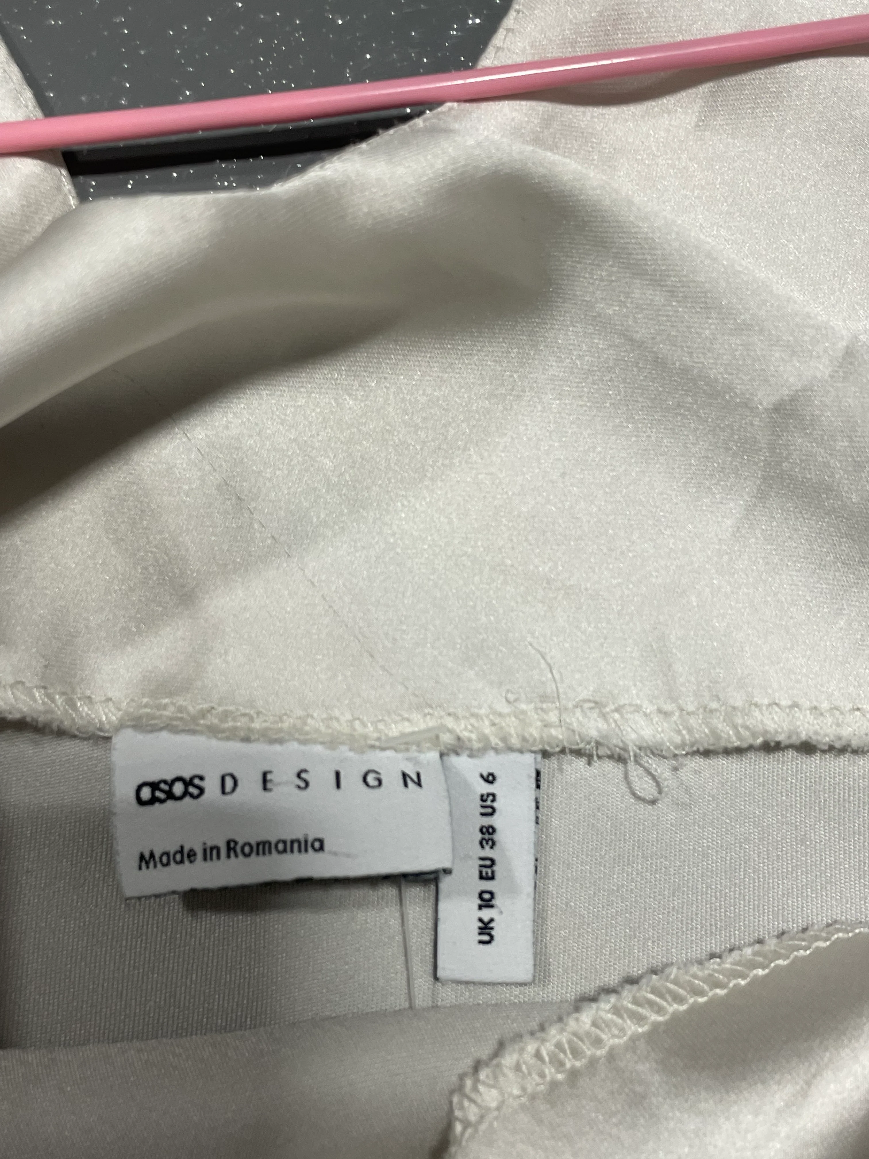 Ivory Satin Cami - Image 3