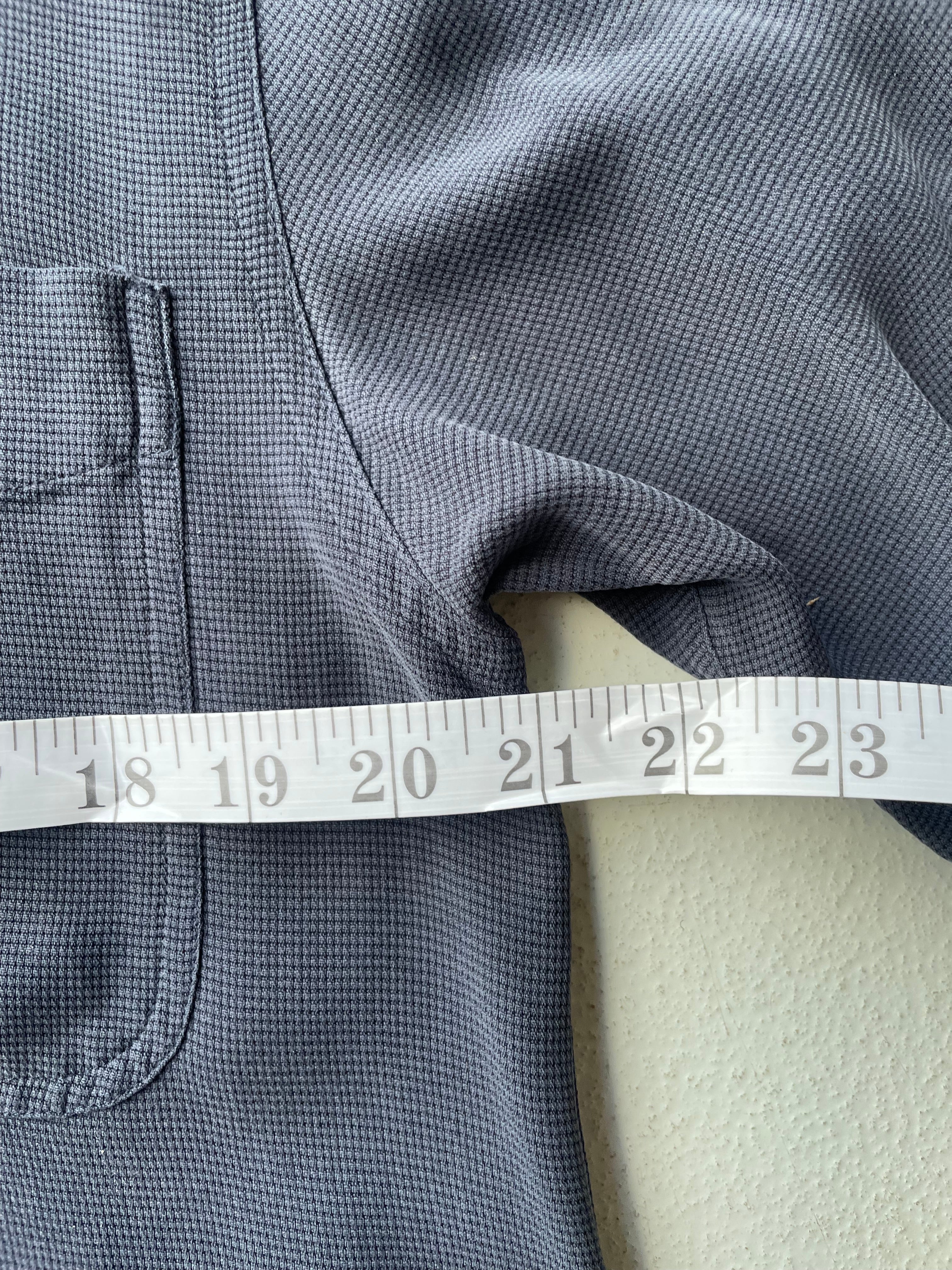 IZOD Mens Navy Silk Shirt - Image 4