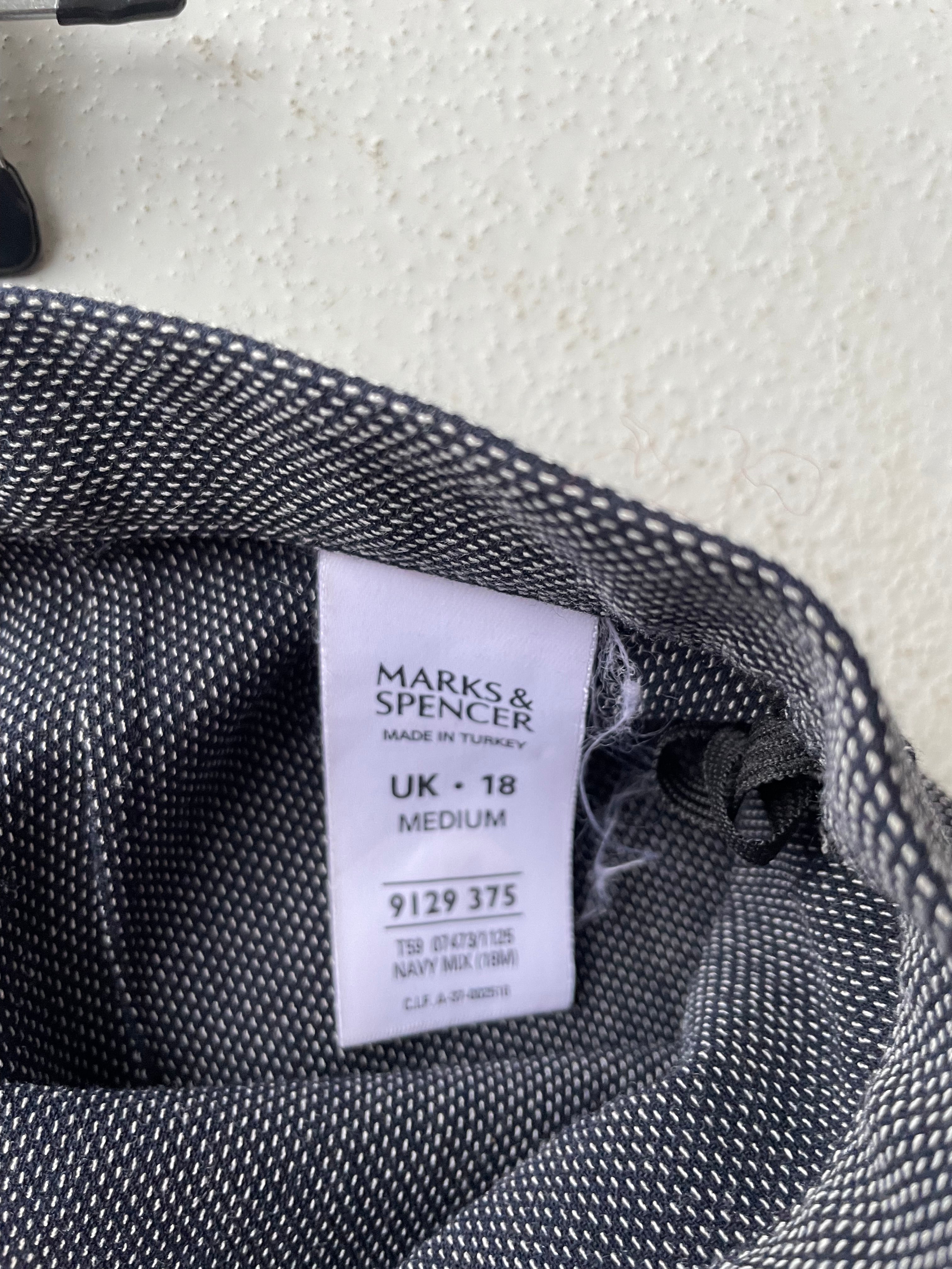 M&S Black Tailored Trousers - Image 3