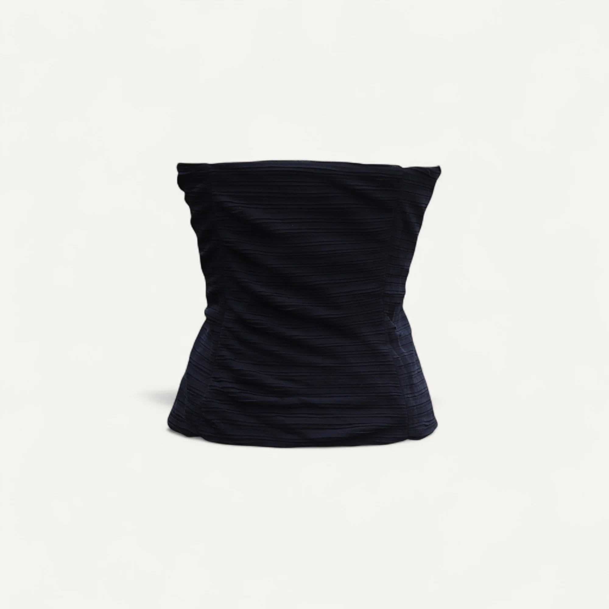 Vintage y2k Black Silk Coast Bandeau top - Image 3