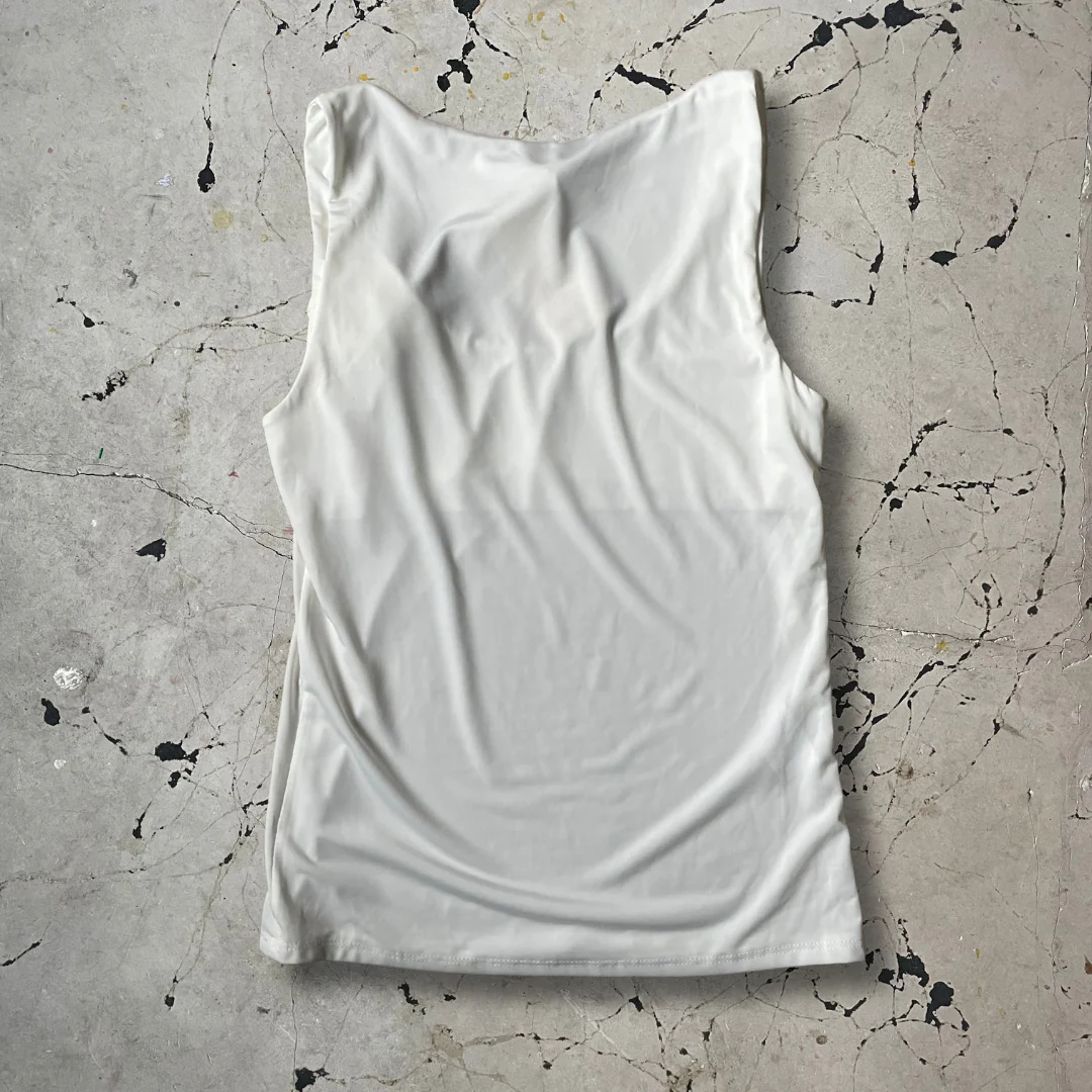 Made in Italy Ivory White Cami - Image 3