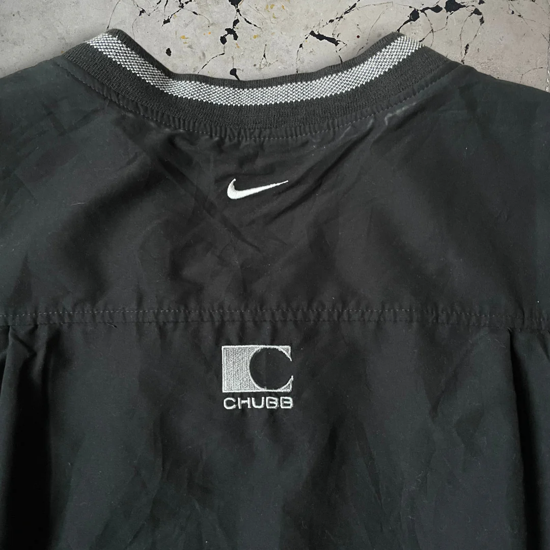 Vintage 90s Nike Golf Black V Neck Vest - Image 5