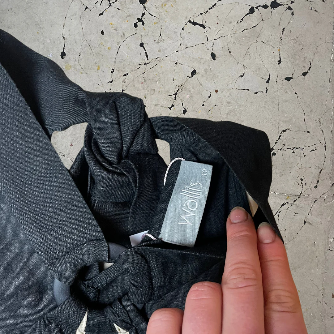 Vintage Wallis Linen Blend Halterneck Cami - Image 4