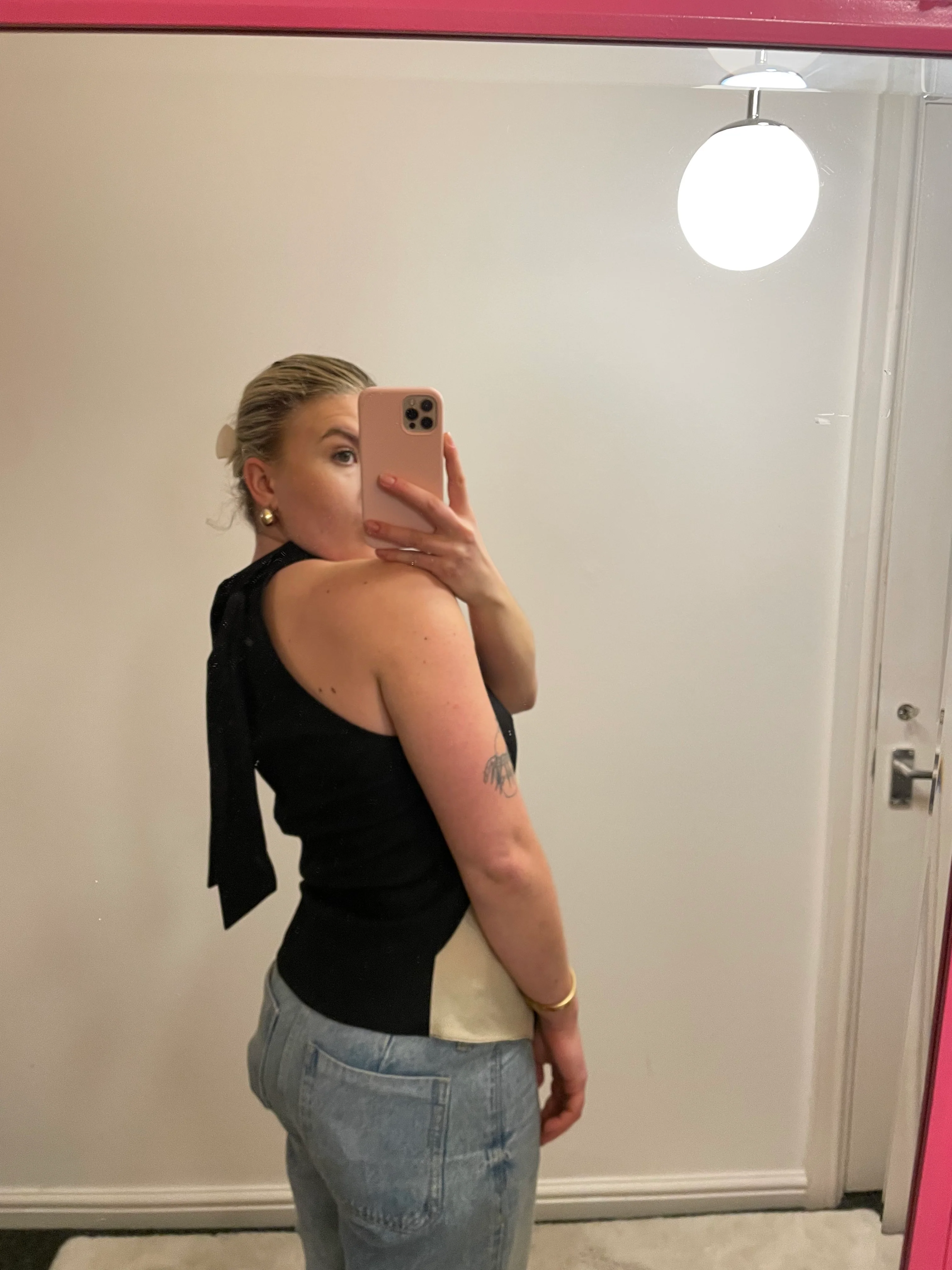 Vintage Wallis Linen Blend Halterneck Cami - Image 7