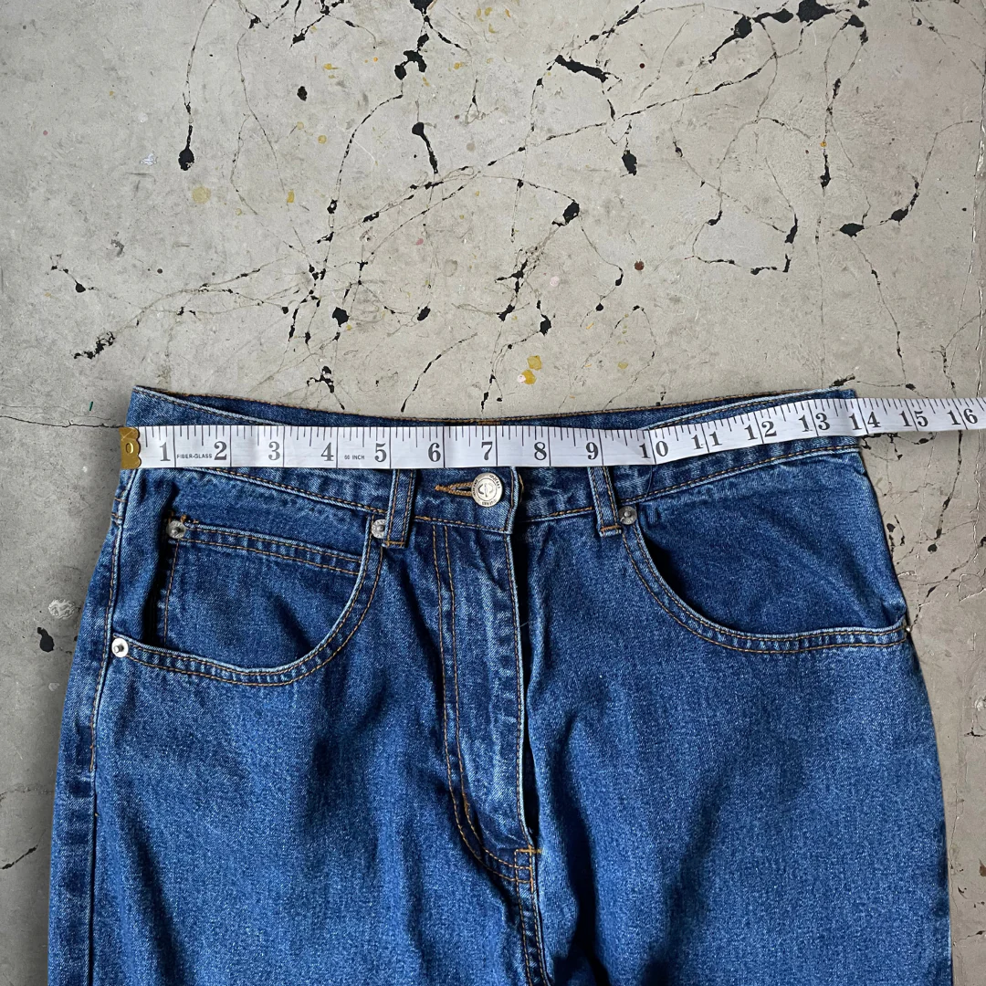 Vintage Y2K 90s Denim Capris - Image 3