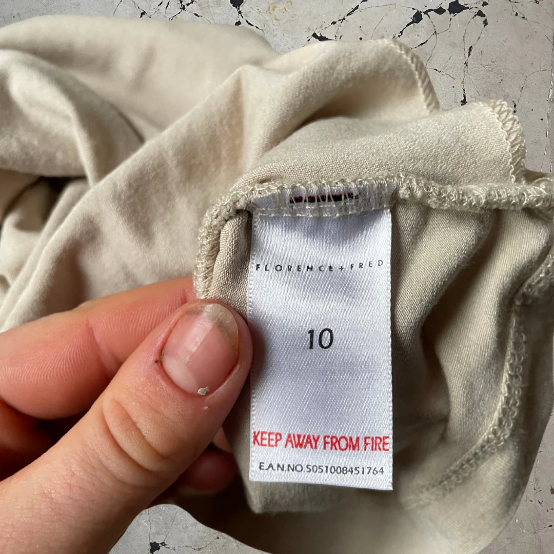 Vintage y2k Beige Wrap Short Sleeve Cami - Image 4