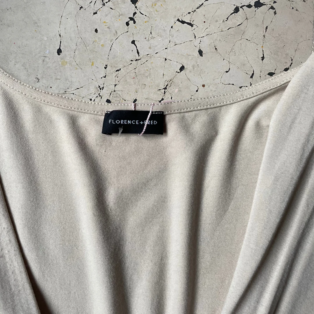 Vintage y2k Beige Wrap Short Sleeve Cami - Image 5