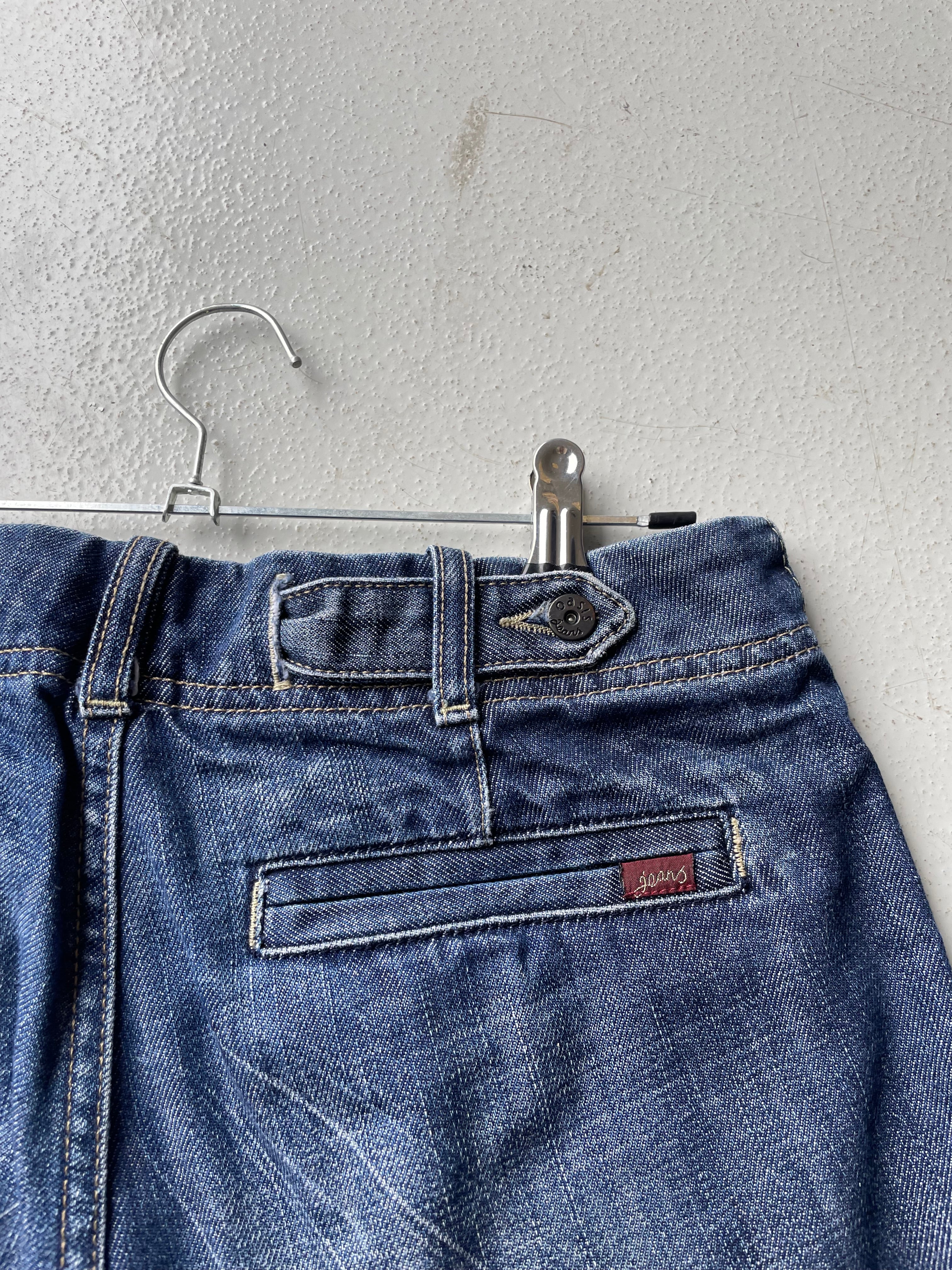 Vintage y2k Low Rise Denim Capris - Image 5