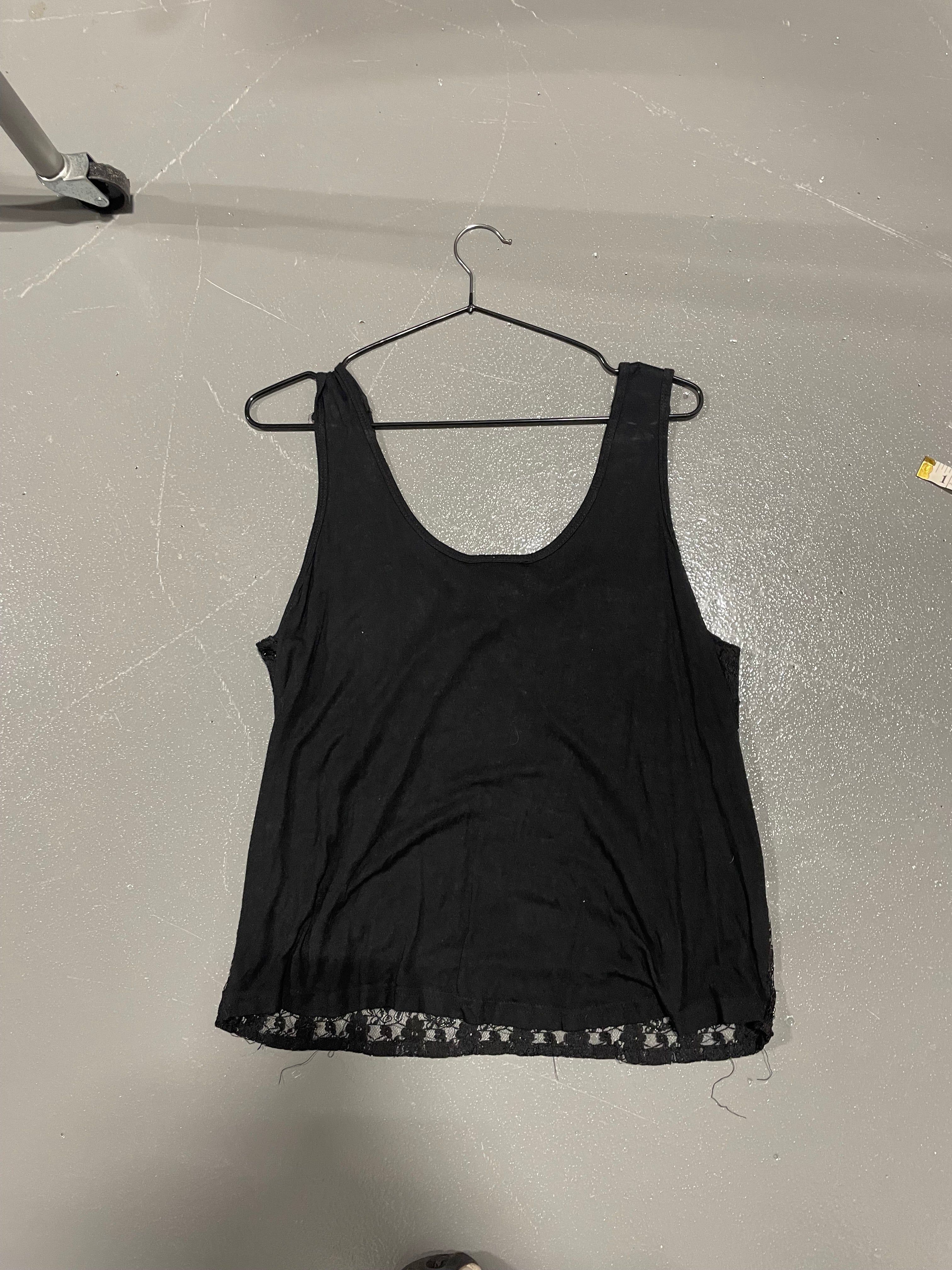 Vintage y2k Topshop Black Beaded Cami - Image 4