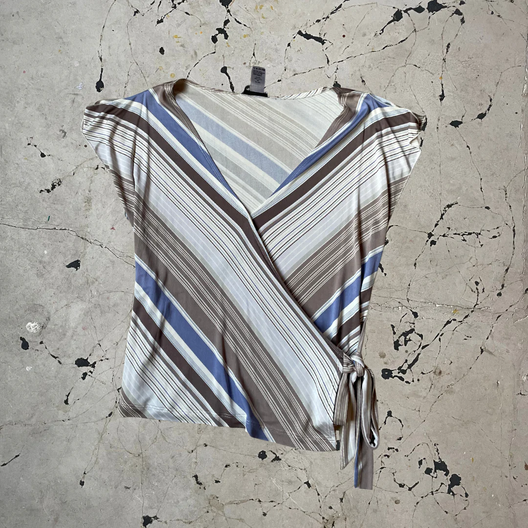 Vintage y2k Warehouse Silk Short Sleeve Cami - Image 4