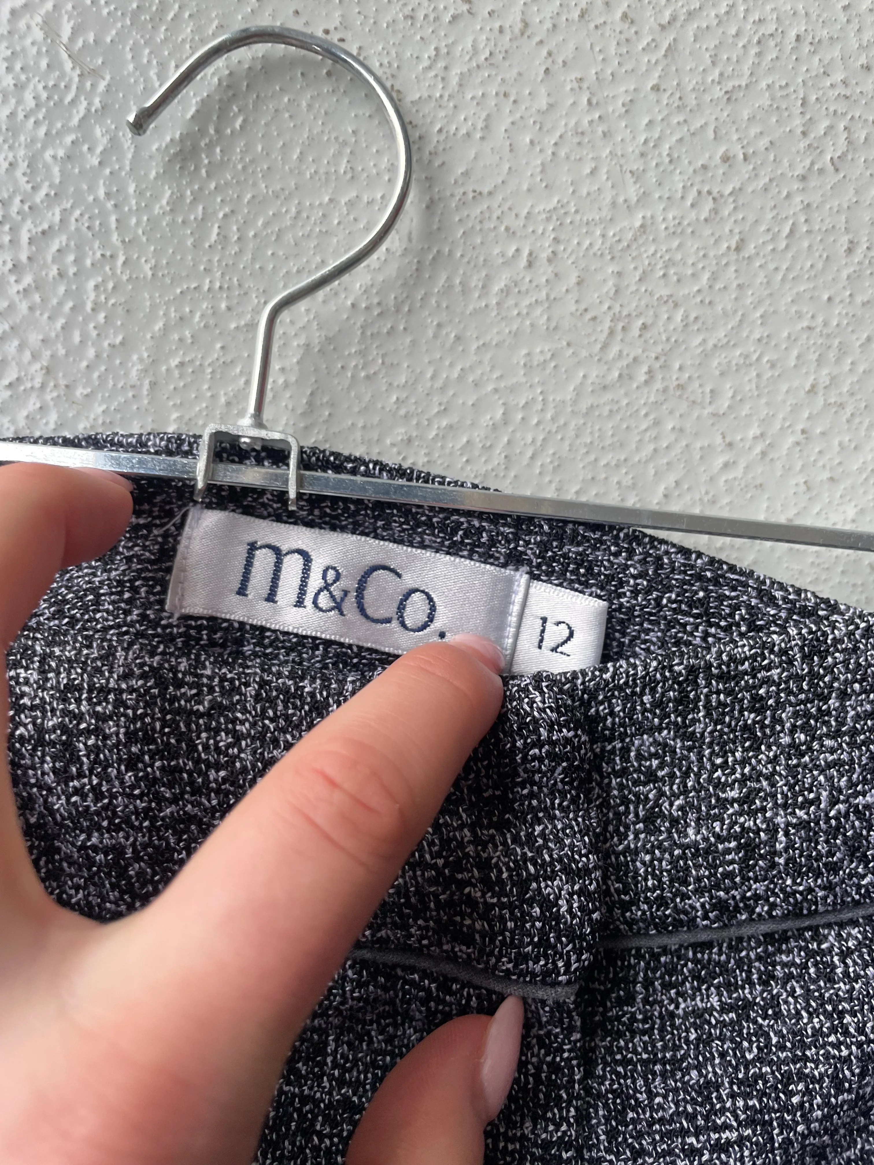 Vintage y2k Wool Blend Tailored Flared Trousers - Image 3